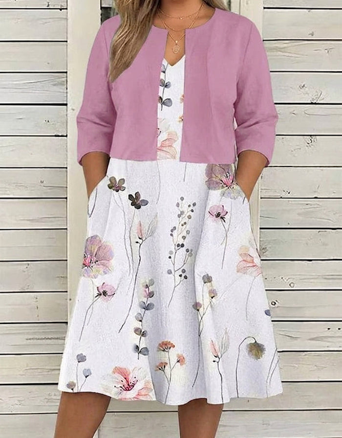 Lotta | Retrotyylinen Mekkosetti 3D-Kukilla