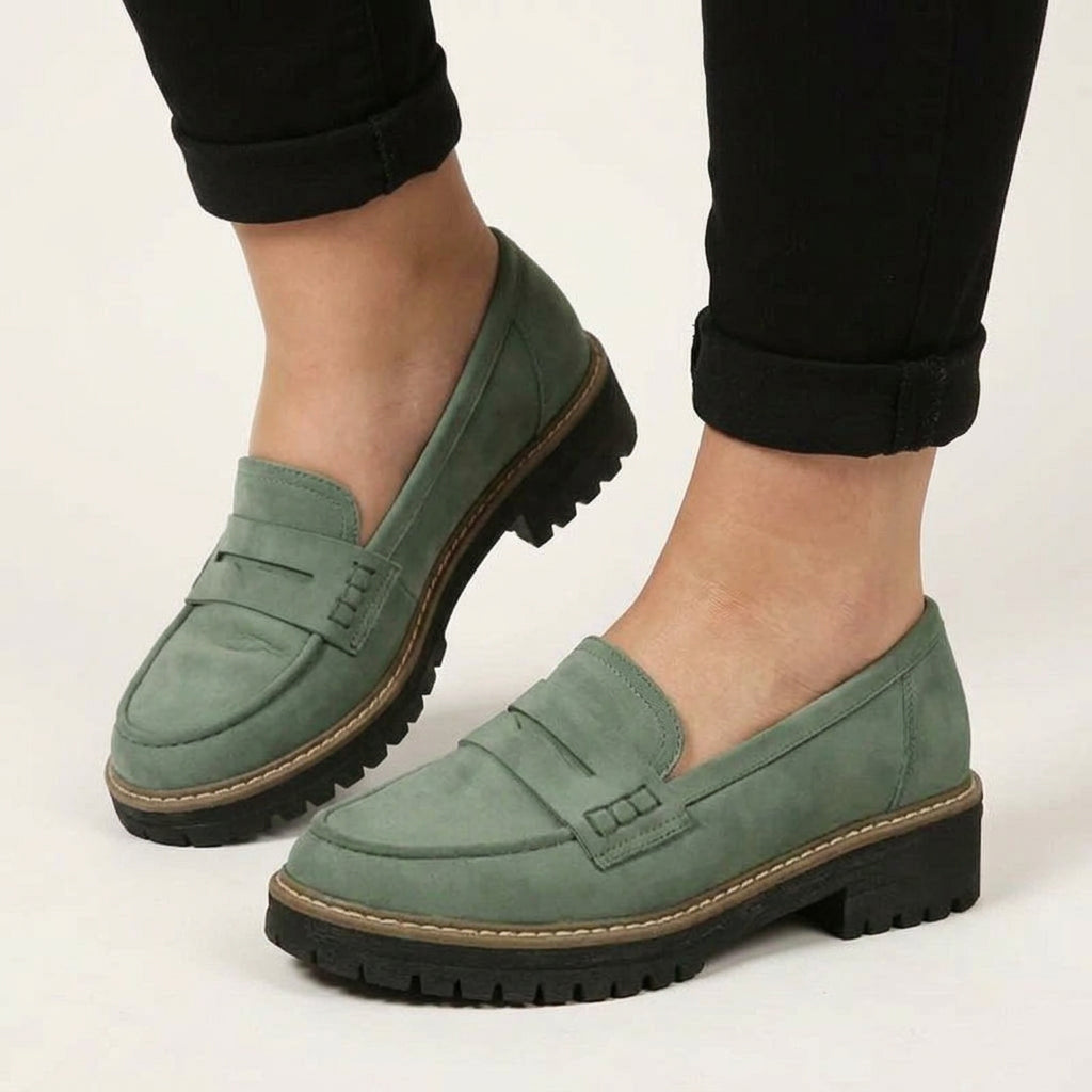 Laura | Ajattomat Loaferit Liukumattomalla Pohjalla