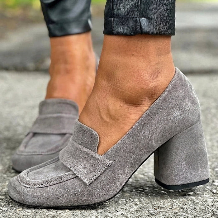 Oona | Siistit Loaferit Matalalla Kantakorolla