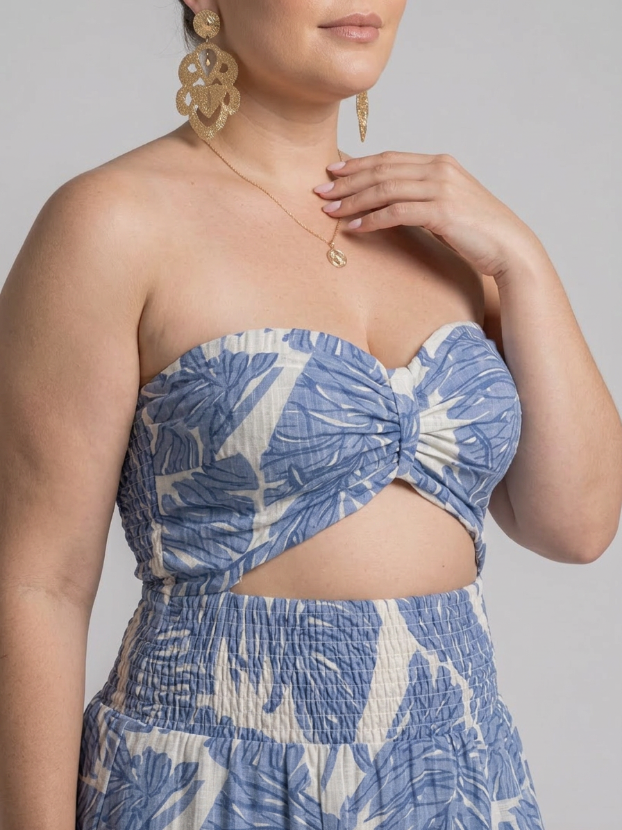 Aada | Kaksiosainen Setti Croptopilla Ja Pitkällä Hameella