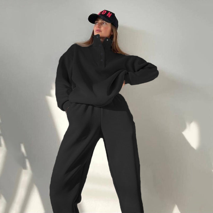 Oversize fleece oloasu pystykauluksella