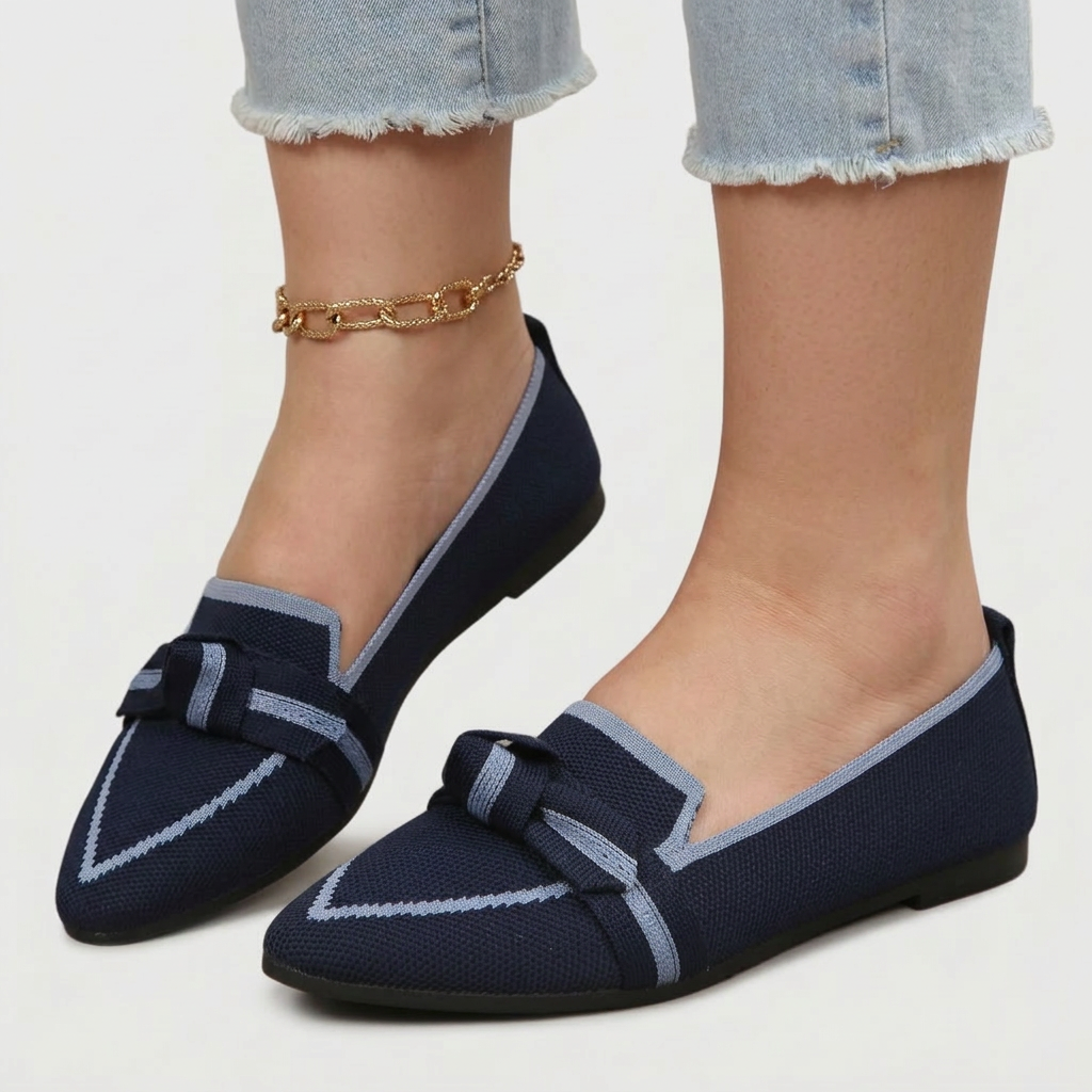 Jenni | Solmukoristeiset Loaferit Pehmeillä Pohjallisilla