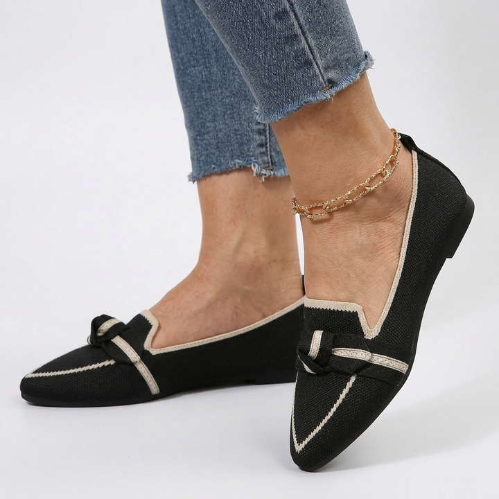Jenni | Solmukoristeiset Loaferit Pehmeillä Pohjallisilla