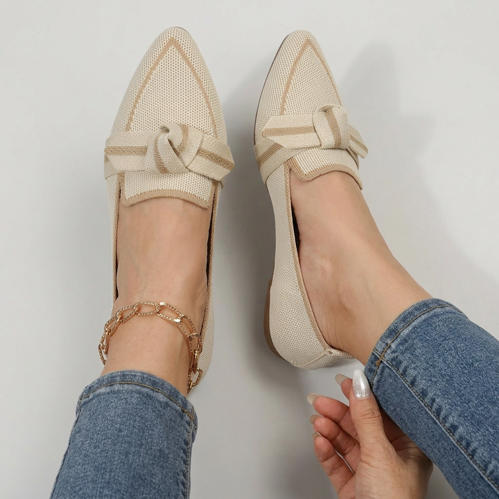 Jenni | Solmukoristeiset Loaferit Pehmeillä Pohjallisilla