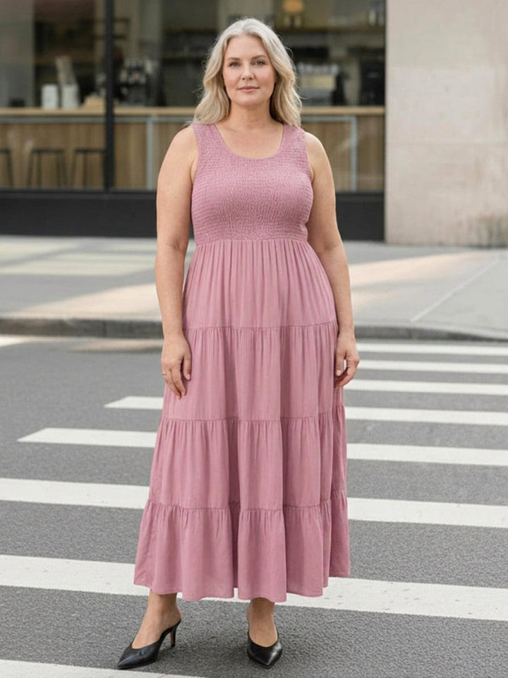 Elina | Porrashelmainen Maksimekko Taskuilla