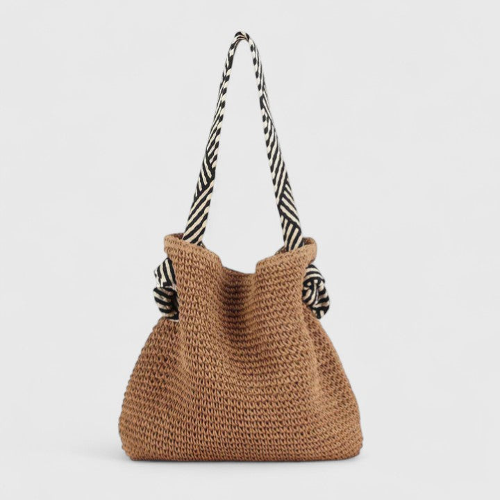Irene | Käsin Kudottu Boho-laukku Magneettisulkimella