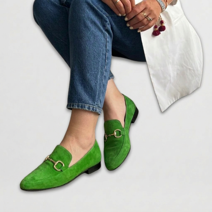 Liisa | Boho-kuvioiset Ortopediset Loaferit Joustavalla Pohjalla