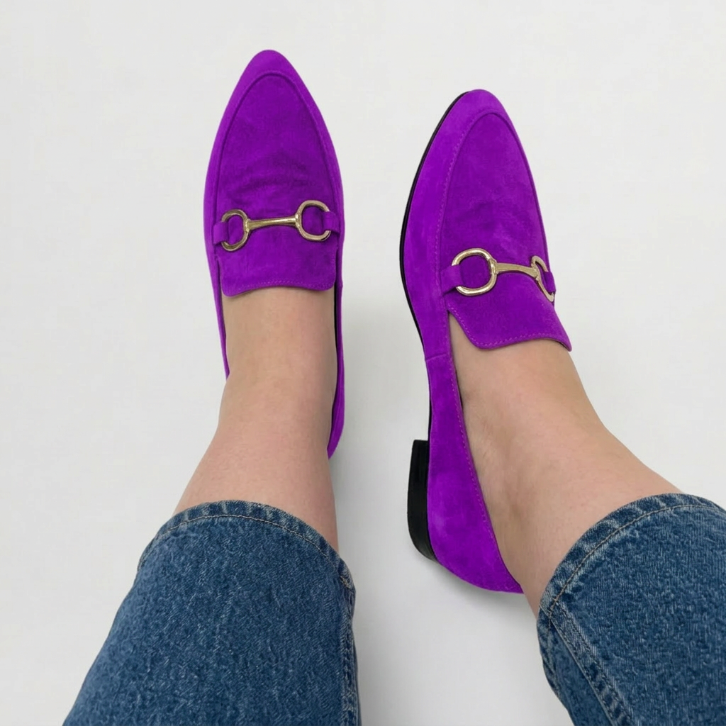 Liisa | Boho-kuvioiset Ortopediset Loaferit Joustavalla Pohjalla