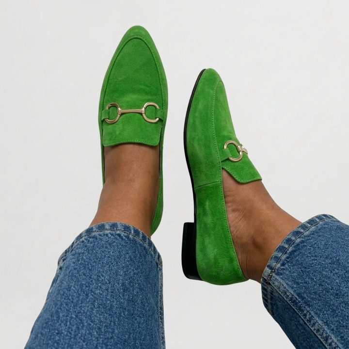 Liisa | Boho-kuvioiset Ortopediset Loaferit Joustavalla Pohjalla