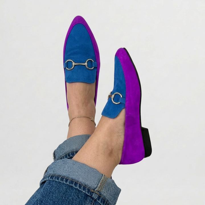 Liisa | Boho-kuvioiset Ortopediset Loaferit Joustavalla Pohjalla
