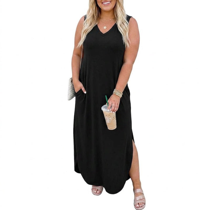 Ronja | Väljä Boho-Maksimekko Olkaimettomalla Yläosalla