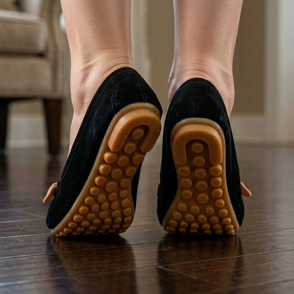 Tiina | Ortopediset Loaferit Metallikoristeella