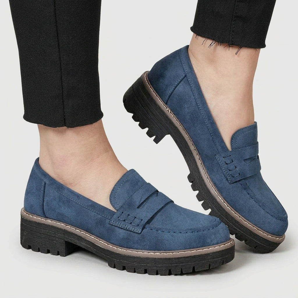 Laura | Ajattomat Loaferit Liukumattomalla Pohjalla