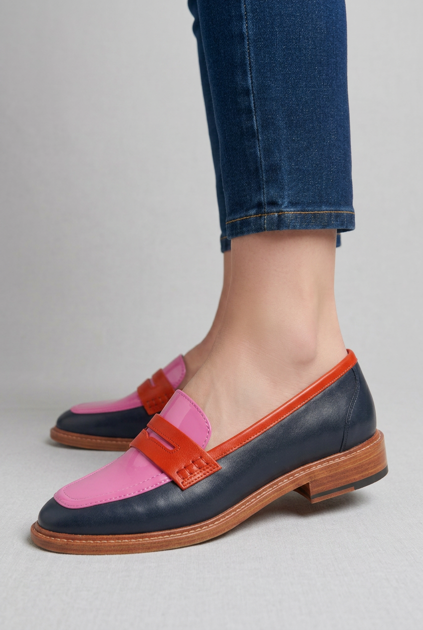 Krista | Värilohkoloaferit Koristeremmillä