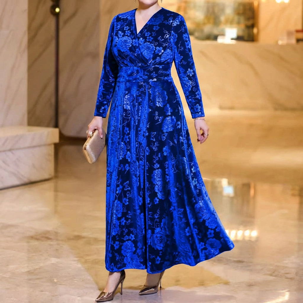 Kirsi | Jacquard-kietaisumekko Kultaisilla Kukilla