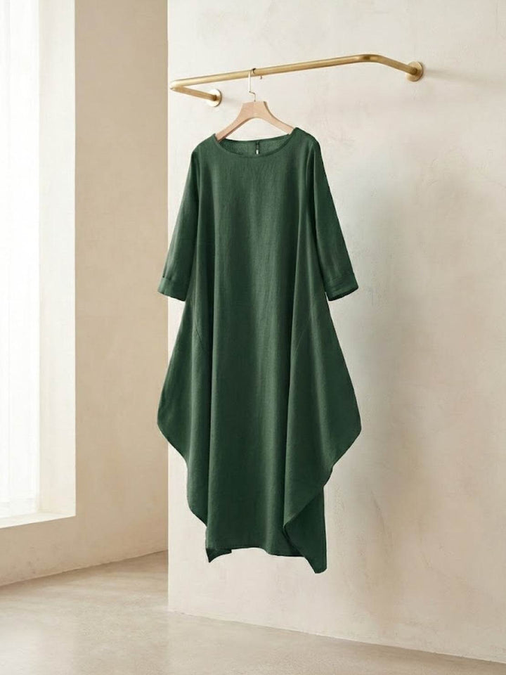 Heidi | Boheemi Lattiapituinen Mekko Pitkillä Hihoilla