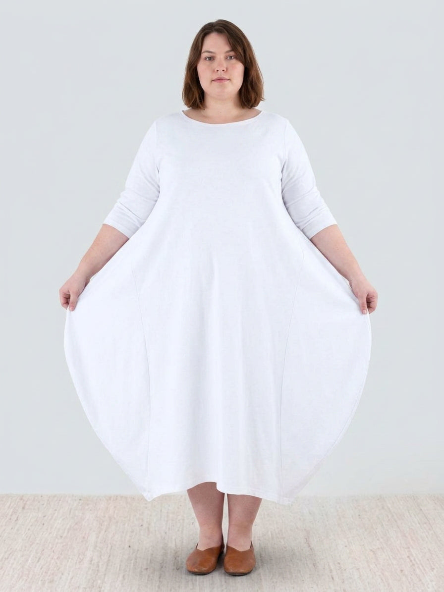 Heidi | Boheemi Lattiapituinen Mekko Pitkillä Hihoilla