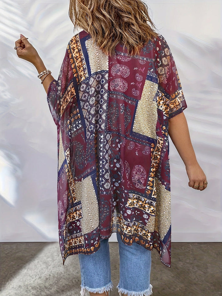 Ella | Pehmeä Pitkä Neuletakki Boho-Tyyliin