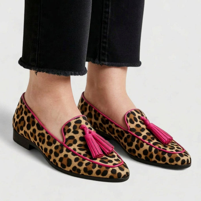 Minna | Tupsulliset Loaferit Leopardikuviolla