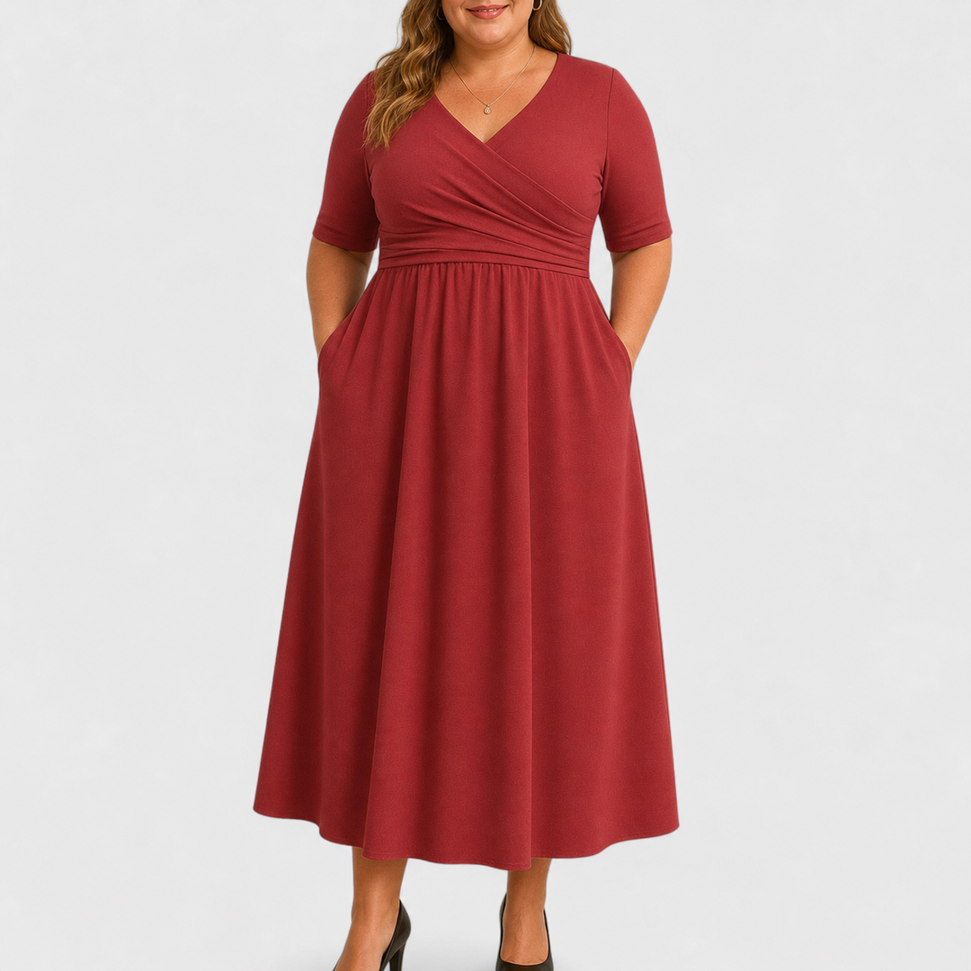 Outi | Vino Etuosa Midimekko Taskuilla