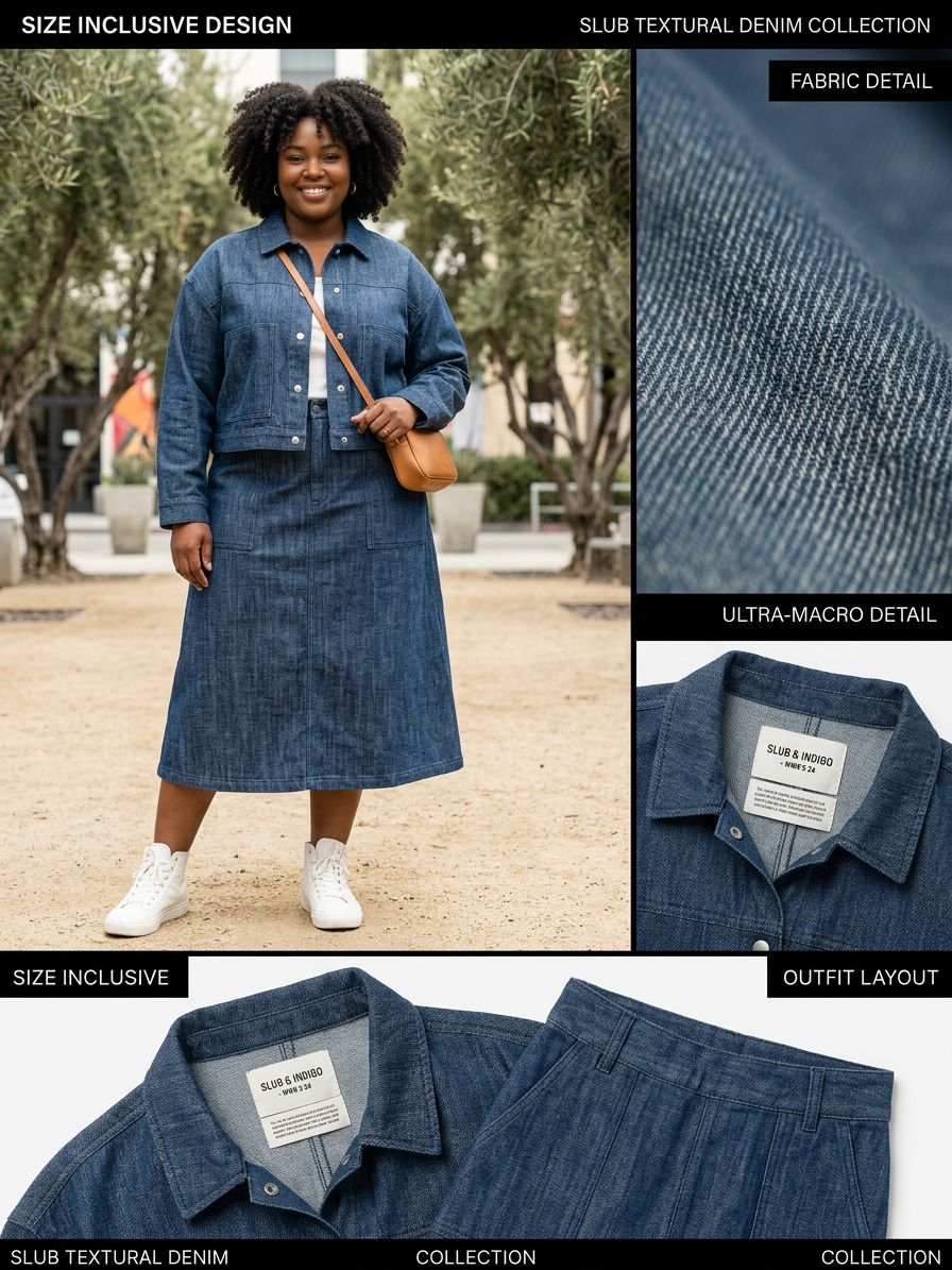 Iida | Vintage-pesty Pitkä Farkkumekko