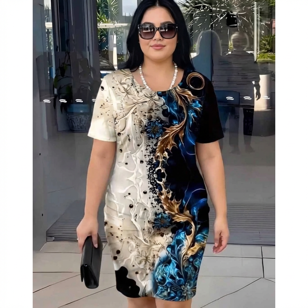 Lotta - Printattu Rento Mekko