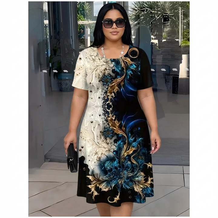 Lotta - Printattu Rento Mekko