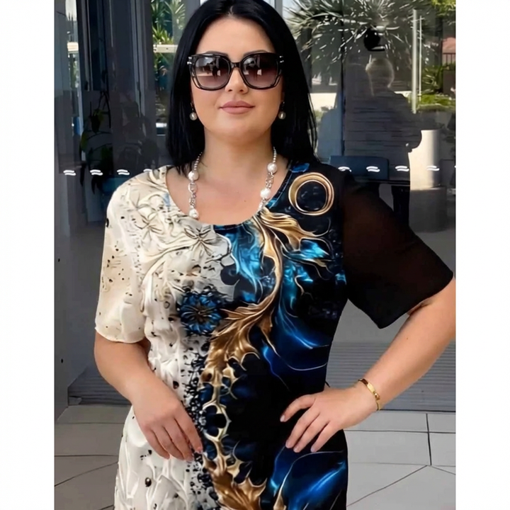 Lotta - Printattu Rento Mekko